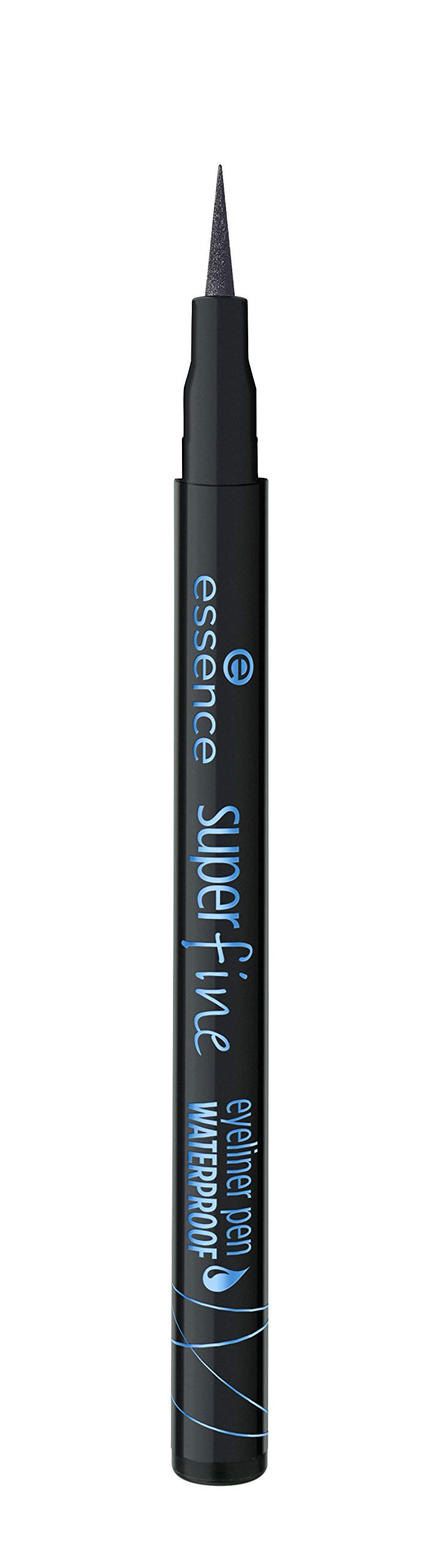 essence | 5-Pack Black Waterproof Superfine Eyeliner Pen | Longlasting & Pigmented Liquid Formula | Glide-on & Precise Application | Felt Tip Applicator | Paraben Free | Cruelty Free