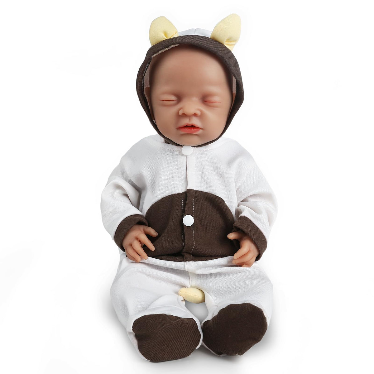Vollence 12 inch Full Silicone Babies Dolls Lifelike Real Newborn Baby Doll for Kids & Toddlers Child Toys Gifts- Girl