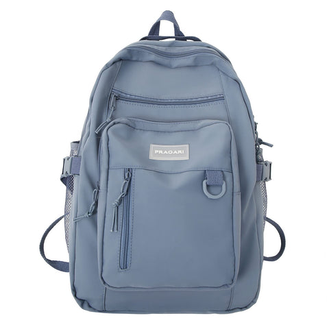 PRAGARI Kids Backpack for School Cute Aesthetic Backpack Girls Student Bookbag Women Travel Lightweight Book Bag, Blue, Casual, Fashion, Travel, Climbing, Hiking, Students, Work