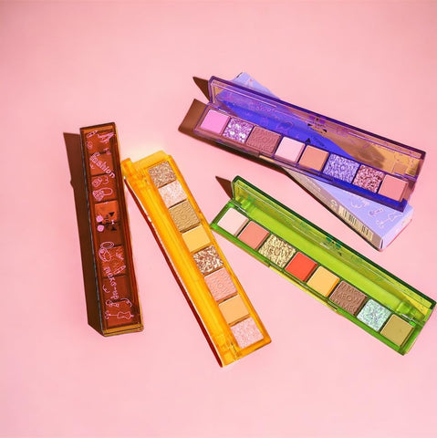 Crystal Glitter Eyeshadow Palette, Shimmering Sparkle Makeup Palette for Women, Matte and Shiny Eyeshadow, Long-Lasting, Cruelty-Free, Travel-Friendly (Green)