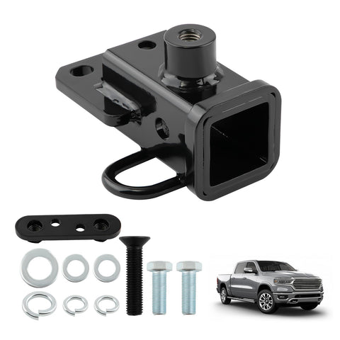 maXpeedingrods Class 3 Trailer Tow Hitch, 2-Inch Receiver, for Dodge Ram 1500 2019 2020 2021 2022 2023 2024, with Bolts, Tow Hitch with Anti-Rust Gloss Powder Coat