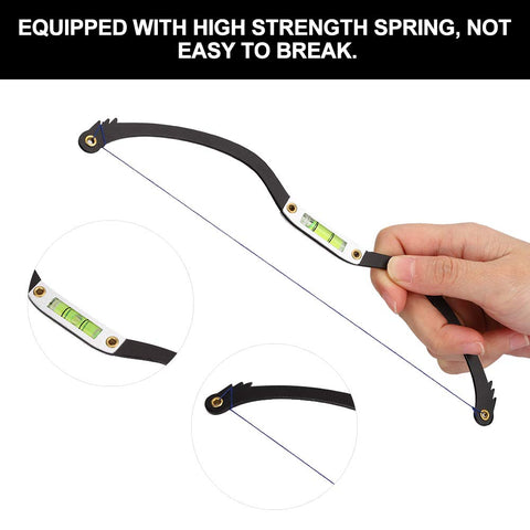 Line Marker Ruler Eyebrow Tattoo Line Brow Make Up Kit Eyebrow Makeup Eye Thread Sponge Sucker[Black]