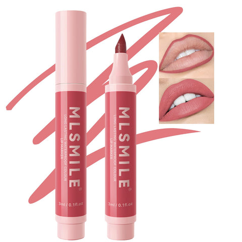 Erinde Waterproof Matte Marker Lip Liner, Long Lasting Tattoo Lip Liner, Highly Pigmented Lip Liner Permanent Smooth Lip Liner Pencil, Natural Lipstick, Max Factor Lip Makeup Pen