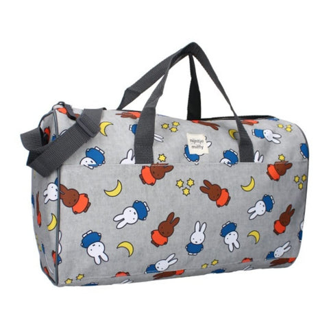 mybagstory - Sports Bag - Miffy - Children - School - Kindergarten - Nursery, Unisex Bag - Size 40 cm - Adjustable Strap - Gift Idea, Black, Childrens Luggage