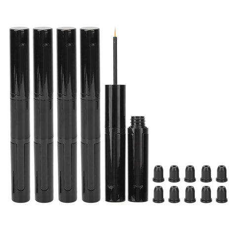 5pcs Mascara Tubes, DIY Making Safe Spiral Design Refillable Container for Liquid