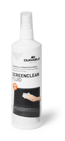 Durable 578219 SCREENCLEAN fluid 250ml bottle of Screen cleaning fluid