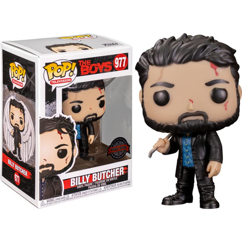 Funko POP! TV: The Boys - Billy Butcher - Bloody - Amazon Exclusive - Collectable Vinyl Figure - Gift Idea - Official Merchandise - Toys for Kids & Adults - TV Fans - Model Figure for Collectors