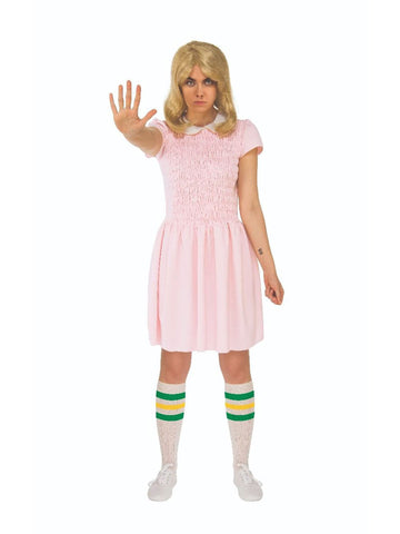 Rubies Official Stranger Things Eleven Dress, Adult Size Costume, Size Ladies X-Small,Multicolour