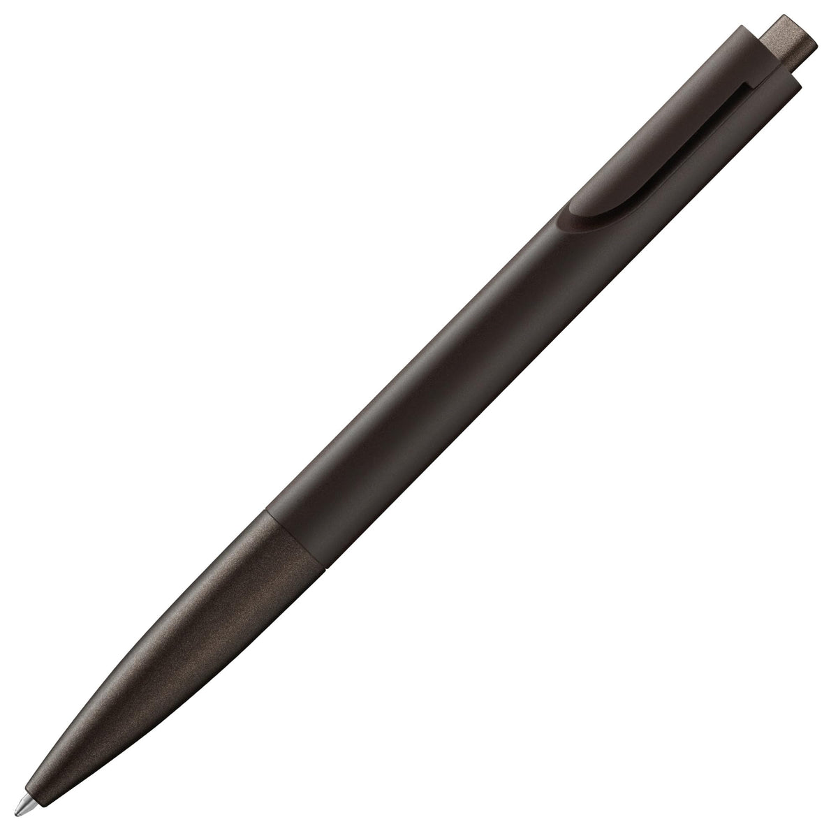 Lamy noto 283 Plain Ballpoint Pen Plastic Brown with Triangular Body and Push Mechanism Includes Large Refill M 16 Line Width M in Black