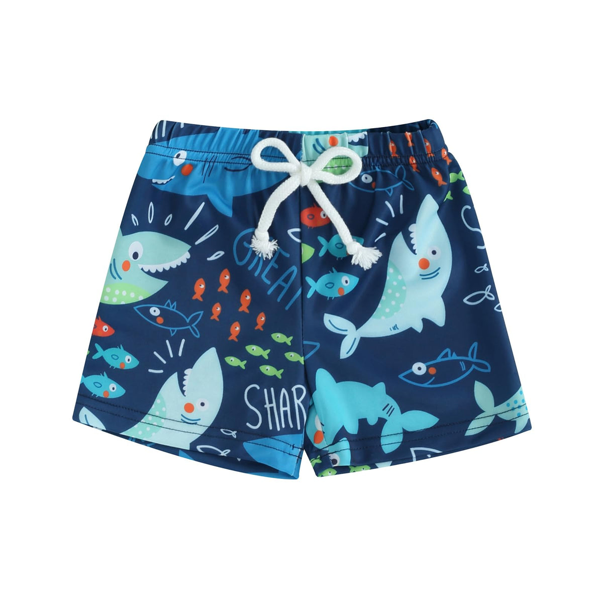 Baby Boy Swimsuit Toddler Baby Boy Beach Swim Shorts Bathing Suitt Swimsuit Swimwear Shorts Boys Swim Trunks (Blue Shark,12-18 Months)