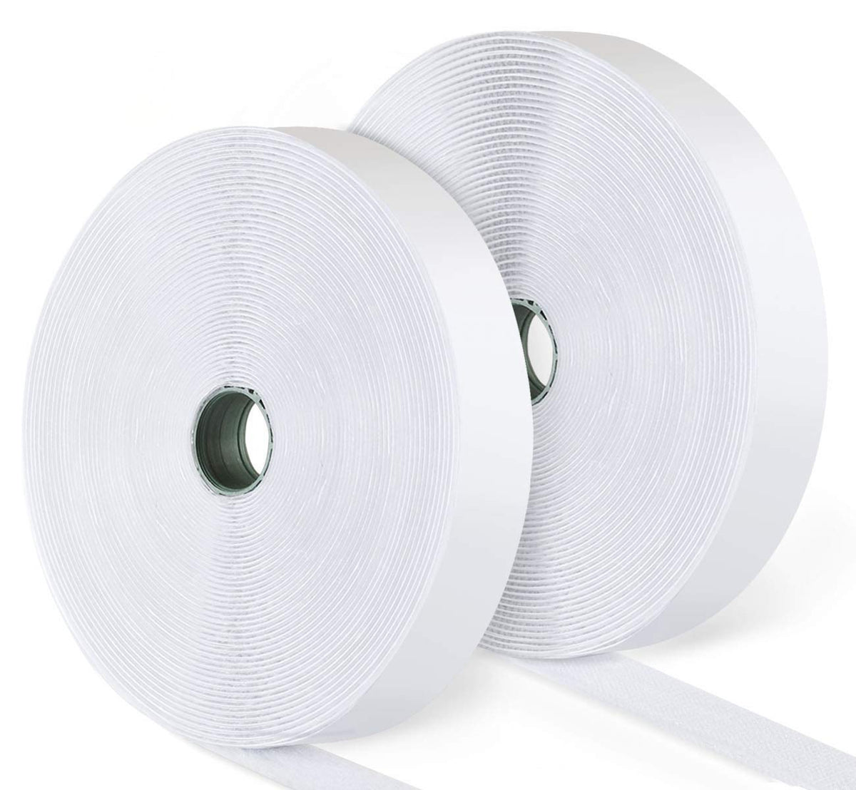 ilauke 15M Hook and Loop Tape, Self Adhesive Velcro Tape Heavy Duty Reusable Double Sided Sticky Back Fastening Tape
