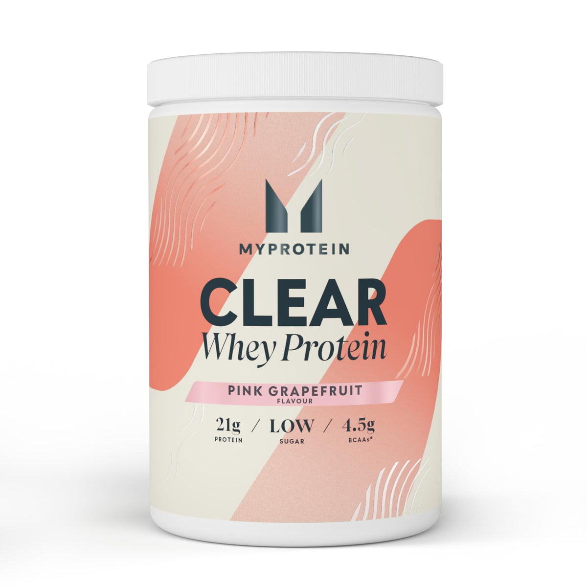 Myprotein Clear Whey Isolate Protein Powder - Pink Grapefruit - 500g - 20 Servings - Cool and Refreshing Whey Protein Shake Alternative - 20g Protein and 4g BCAA per Serving