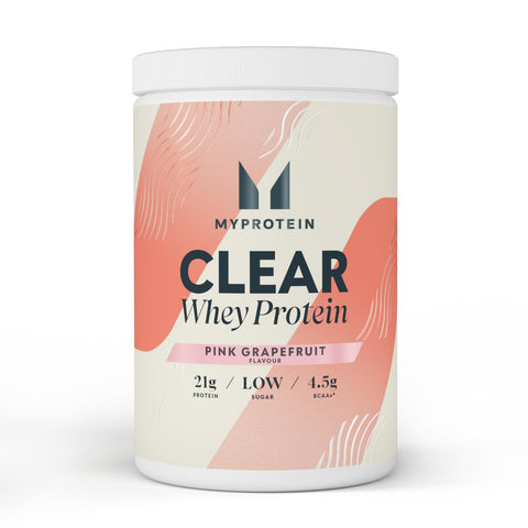 Myprotein Clear Whey Isolate Protein Powder - Pink Grapefruit - 500g - 20 Servings - Cool and Refreshing Whey Protein Shake Alternative - 20g Protein and 4g BCAA per Serving