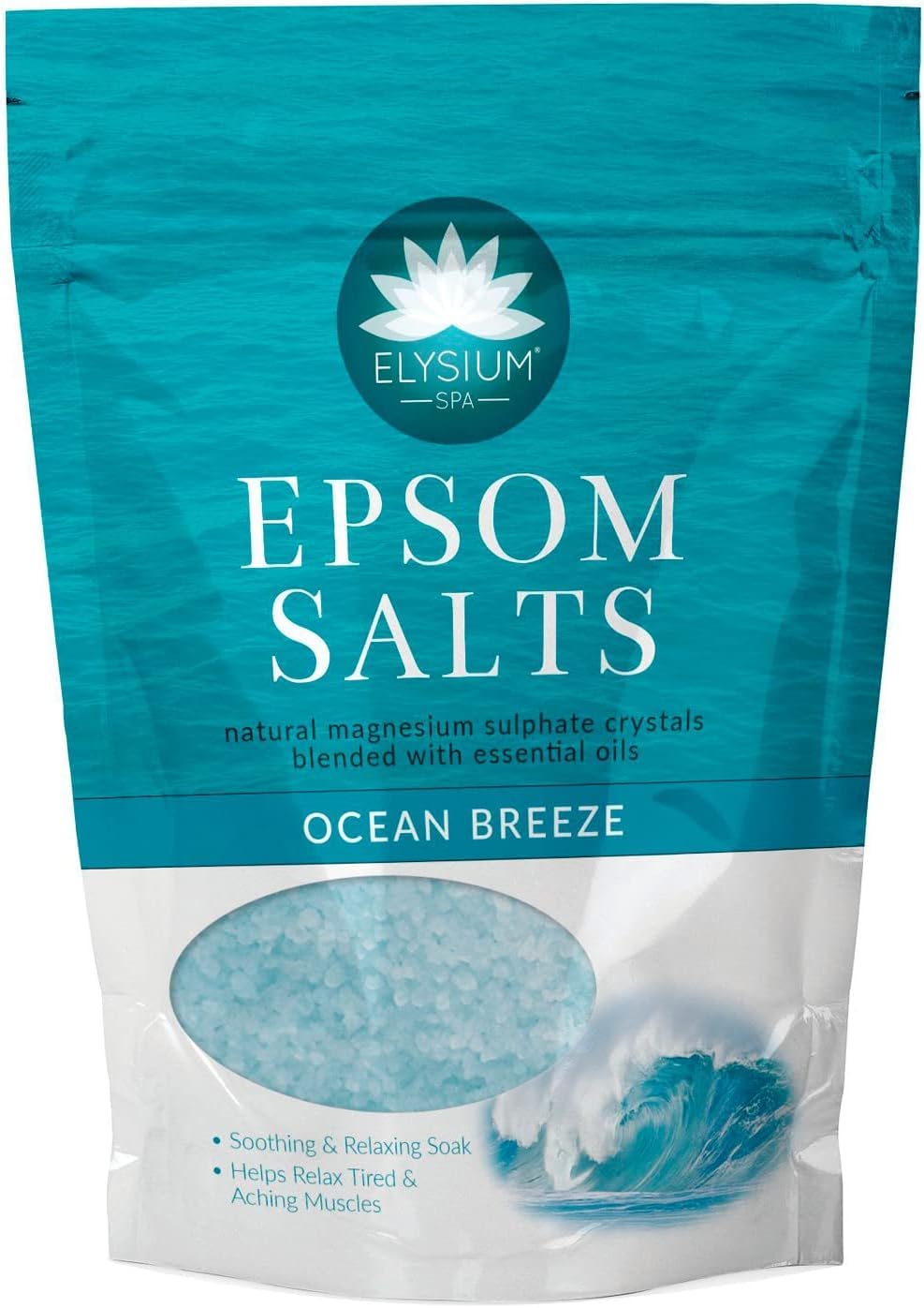 ELYSIUM SPA Bath Salts Ocean Breeze 450G Pack of 3