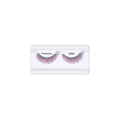 KISS Halloween Limited Edition Pink Zombie False Eyelashes, 1 Pair - Pinkfectious