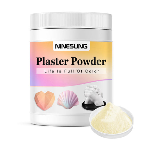 Plaster of Powder - Plaster of Paris, Yellow Gypsum Powder, Hand Mold Casting Powder, Just Add Water - 1 Pound Plaster Powder for Crafts, Sculpture, Diorama and Home Decor (Yellow)