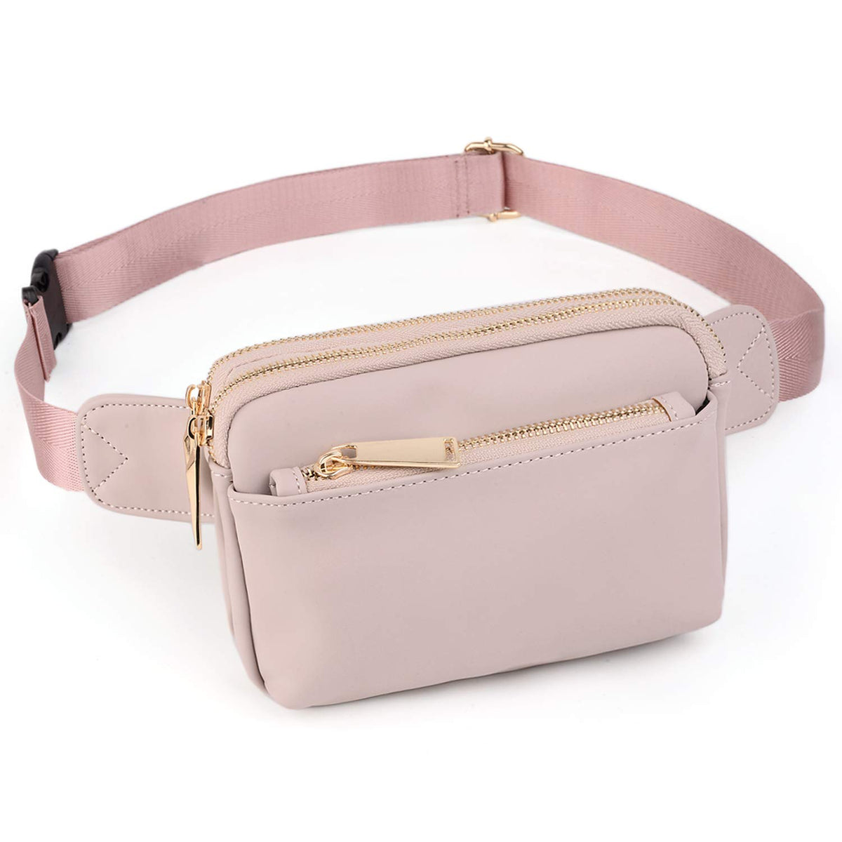 UTO Fanny Pack for Women Crossbody Trendy Fashion Belt Purse Chest Waist Hip Bumbag for Outdoor Shopping Travel Hiking