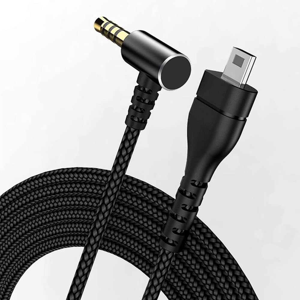Coyktonty Replacement Headphone Cable Nylon Braided Gaming Headset Cable Extension Cord Line for SteelSeries Arctis 3, Arctis Pro Arctis 5, Arctis 7, Arctis Pro,Headphone Accessories