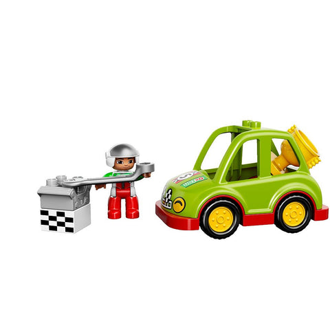 RARE LEGO DUPLO Rally Car Rally Driver Figure Trophy Wrench Set 10589