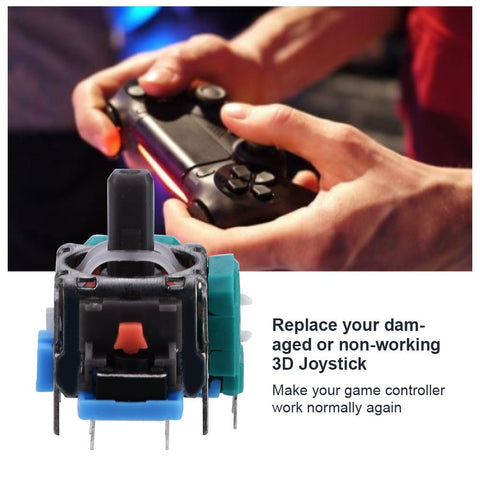 Replacement Controller Joystick for PS4,2 Pcs Analog Stick 3D Joystick Replacement,3D Replacement Joystick Analog Thumb Stick,3D Wireless Joystick Analog Thumb Stick PS4 Controller
