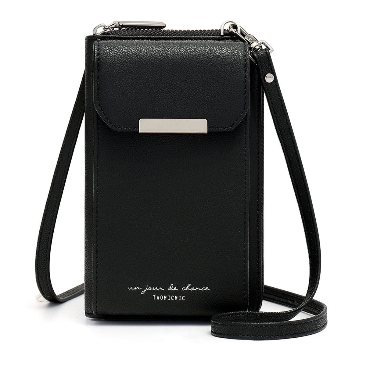 REETEE Crossbody Phone Bag for Women PU Leather Phone Wallet Purse Bag Small Phone Handbags for Ladies Shoulder Bag, Women Wallet with Credit Card Slots Fits Phone Under 6.5 Inch (Black) ÃƒÆ’Ã‚Â¢ÃƒÂ¢Ã¢â‚¬Å¡Ã‚Â¬Ãƒâ€šÃ‚Â¦