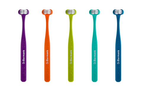 Dr. Barman's Superbrush 1 Child Baby Toothbrush, 0 to 6 Years, Triple Action, 1-Pack