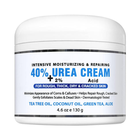 DMQ Foot Cream, Ultra Moisturizing 40% Urea Cream Plus Deeply Hydrating, Cracked Heel Repair Cream for Callous Removal and Soften, Heel Balm Nourishes for Feet,Knees,Hand - 130g