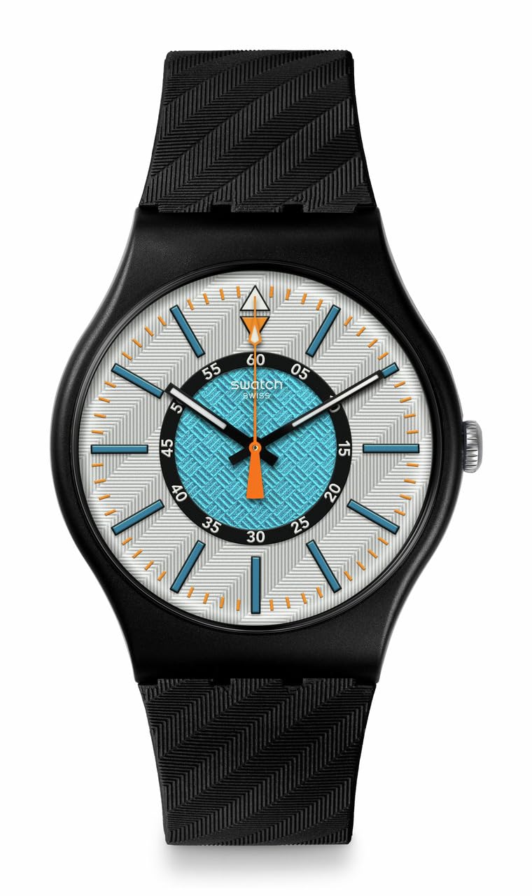 Swatch Unisex Casual Watch Black Bioceramic Quartz Good to GORP