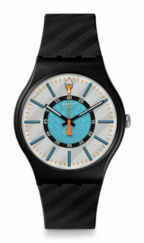 Swatch Unisex Casual Watch Black Bioceramic Quartz Good to GORP