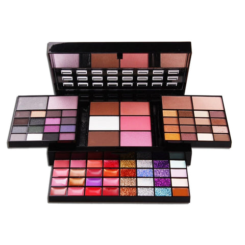 Joyeee All-in-One Makeup Gift Set Carry All Makeup Kit for Women Full Kit With Makeup Bag Lipgloss Lipstick Concealer Blush Foundation Face Powder Eyeshadow Palette Cosmetic Palette #2