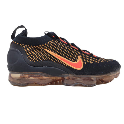 Nike Mens Air Vapormax Flyknit 2021 Black Orange DQ 3974 0022 (Black/Orange, us_Footwear_Size_System, Adult, Men, Numeric, Medium, Numeric_10_Point_5)