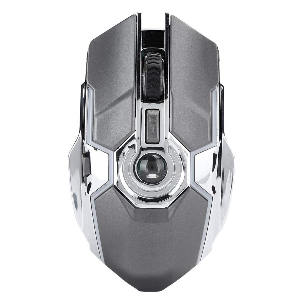 Gaming Mouse Charging Silent Mouseiron Illuminating for Game T30, Gaming Blanche Sans Fil (Iron Gray)