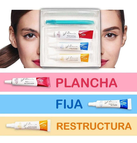 Generic J Denis laminado de cejas kit profesional | planchado de cejas kit permanente
