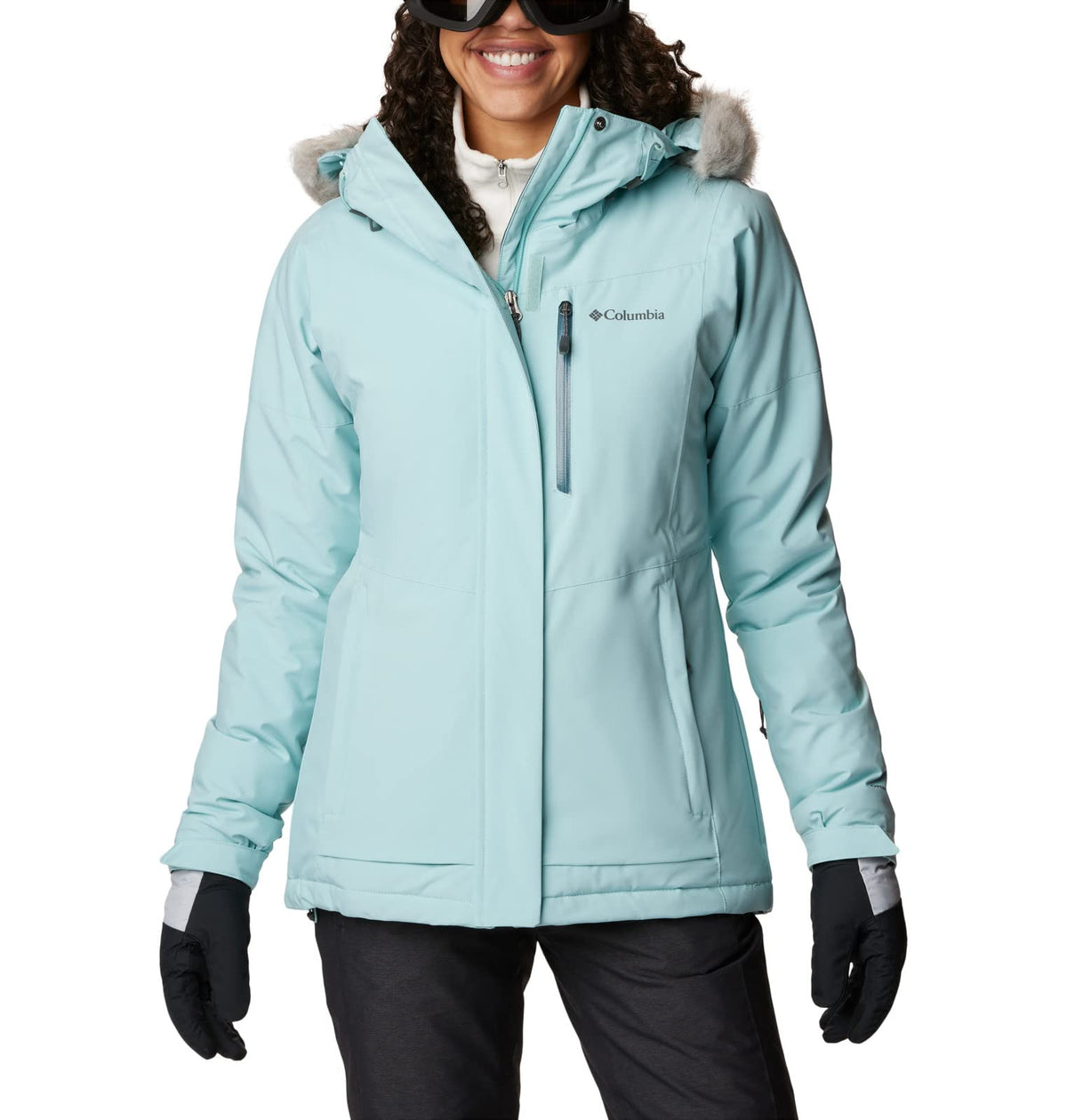 Columbia Women's Ava Alpine Insulated Jacket, Aqua Haze, X-Small