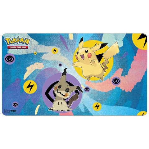 Ultra PRO - PokÃ©mon Pikachu & Mimikyu Card Playmat - Protect Your Collectible Cards During Gameplay from Scuffs & Scratches, Perfect Use as Mouse Pad, Desk Pad, Desk Mat