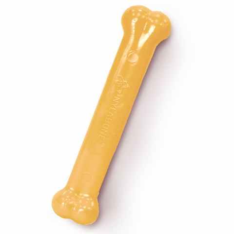 Nylabone Dura Chew Extreme Tough Dog Chew Toy Bone, Allergen Free Peanut Butter Flavour, L, for Dogs Up to 23 kg