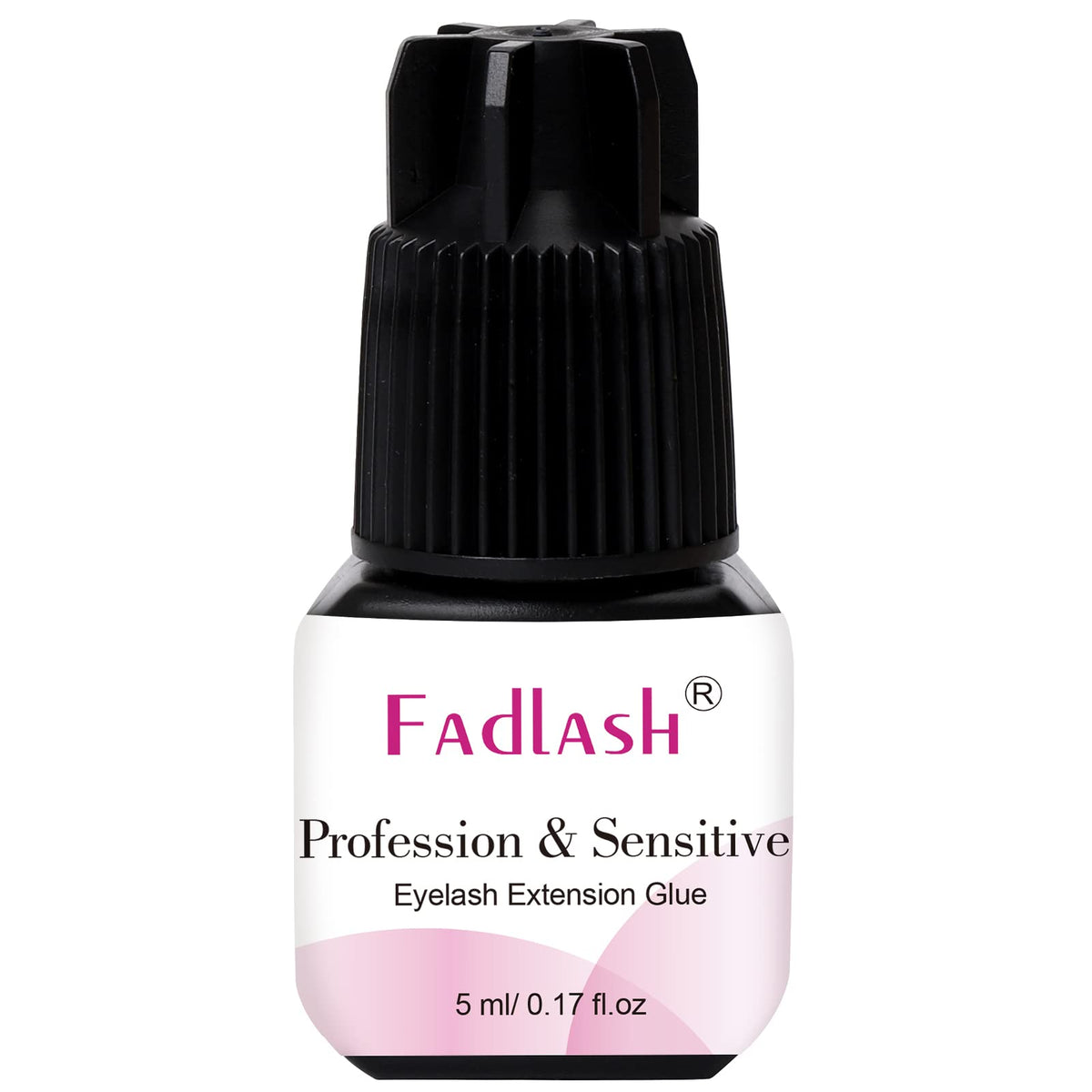 Eyelash Extension Glue FADLASH Extra Strong Lash Glue 5ml 1S Dry Time 8 Weeks Retention Lash Extension Glue Maximum Bonding Power Professional Use Only (Never for DIY/Cluster Lashes)