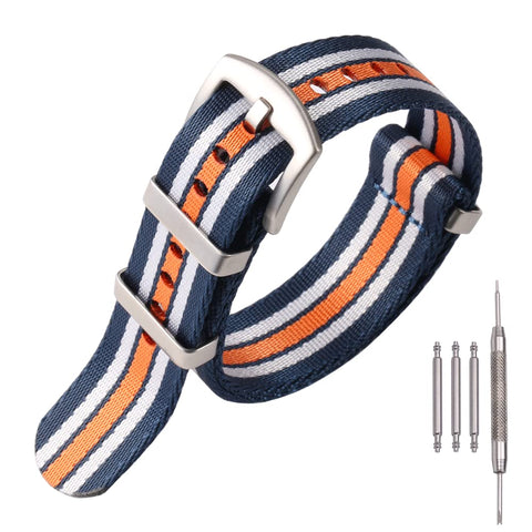 MCXGL 18mm 20mm 22mm 24mm Military Nylon Watch Strap Replacement Watch Band for Men or Women