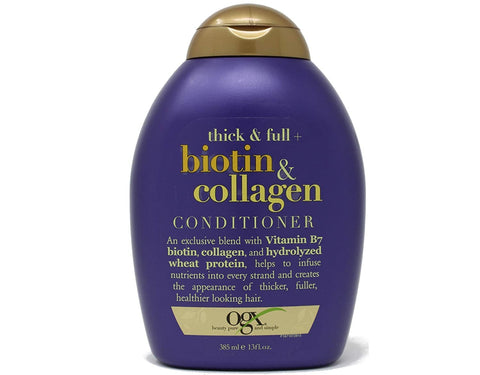 Thick and Full Biotin and Collagen Conditioner Organix Conditioner Unisex 13 oz (Pack of 5)