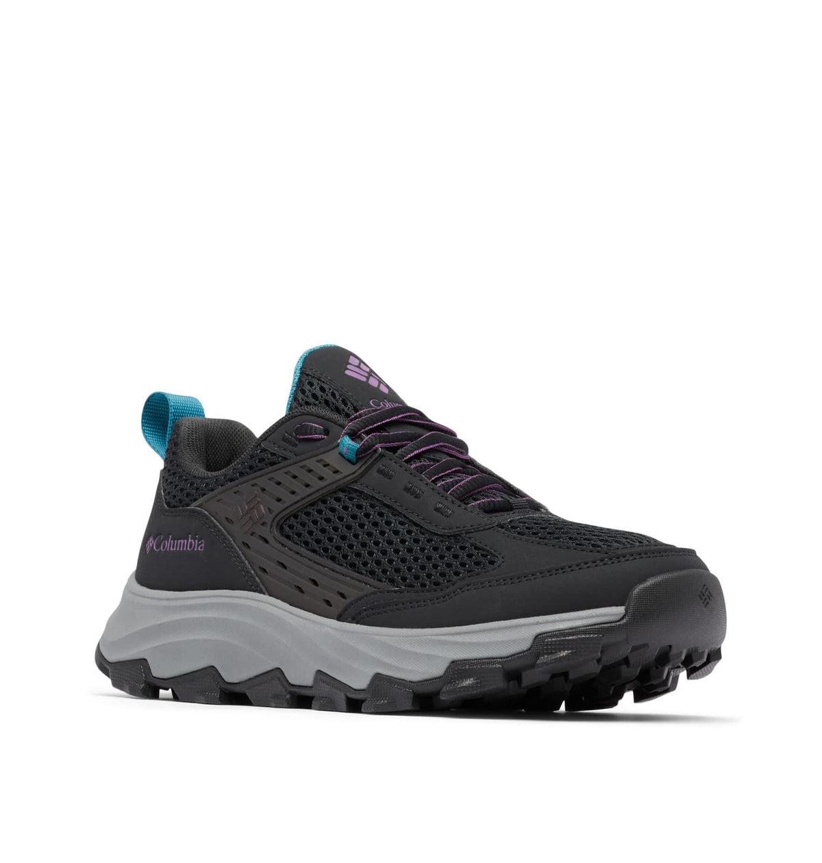 Columbia Women's Hatana Breathe, Black/Dark Lavender, 8.5