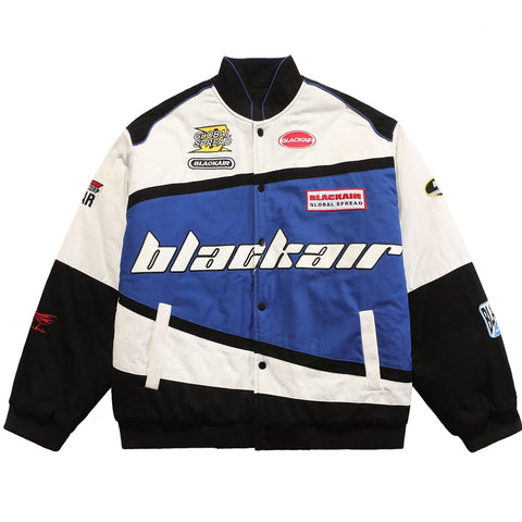 Vamtac Bomber Jacket Men Varsity Jacket Men Black Racing Jacket Racer Jacket Baseball Jacket Oversized Jacket