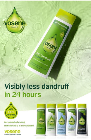 VOSENE ANTI DANDRUFF 2IN1 SHAMPOO & CONDITIONER 500ML, (Pack Of 1)