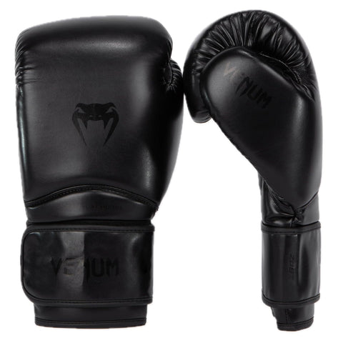Venum Contender 1.5 Boxing Gloves - Black/Black - 14 Oz