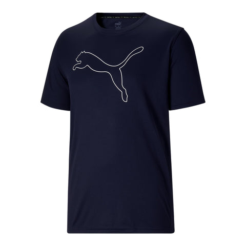 PUMA Men'sPerformance Cat Tee (Available in Big and Tall Sizes), puma black, XS