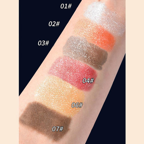 CAKAILA 3 Pcs 2 in 1 Eyeshadow and Eyeliner Pen Kit,White Brown Highly pigmented Shimmer Eye Shadow Pencil Crayon,Long Lasting Smudge-proof & Waterproof Eye Brightener Highlighter Makeup Sets