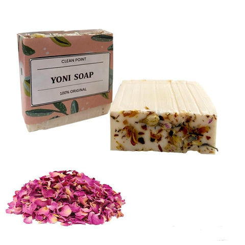 1 PCS Yoni Soap Bars for Women, (3.5 oz) Clean Point Solid Herbal Feminine Bar Herbal, 100% Original/OEM/100% Handmade Natural Yoni Bar PH Balanced & V Cleansing Bar Soap for Women