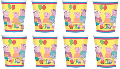 amscan Peppa Pig 9 oz. Paper Cups - 8 Count