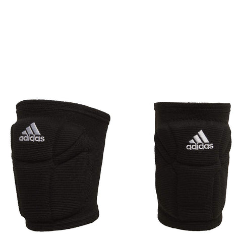 adidas Unisex-Adult Elite Knee Pad, Core Black/White, Large