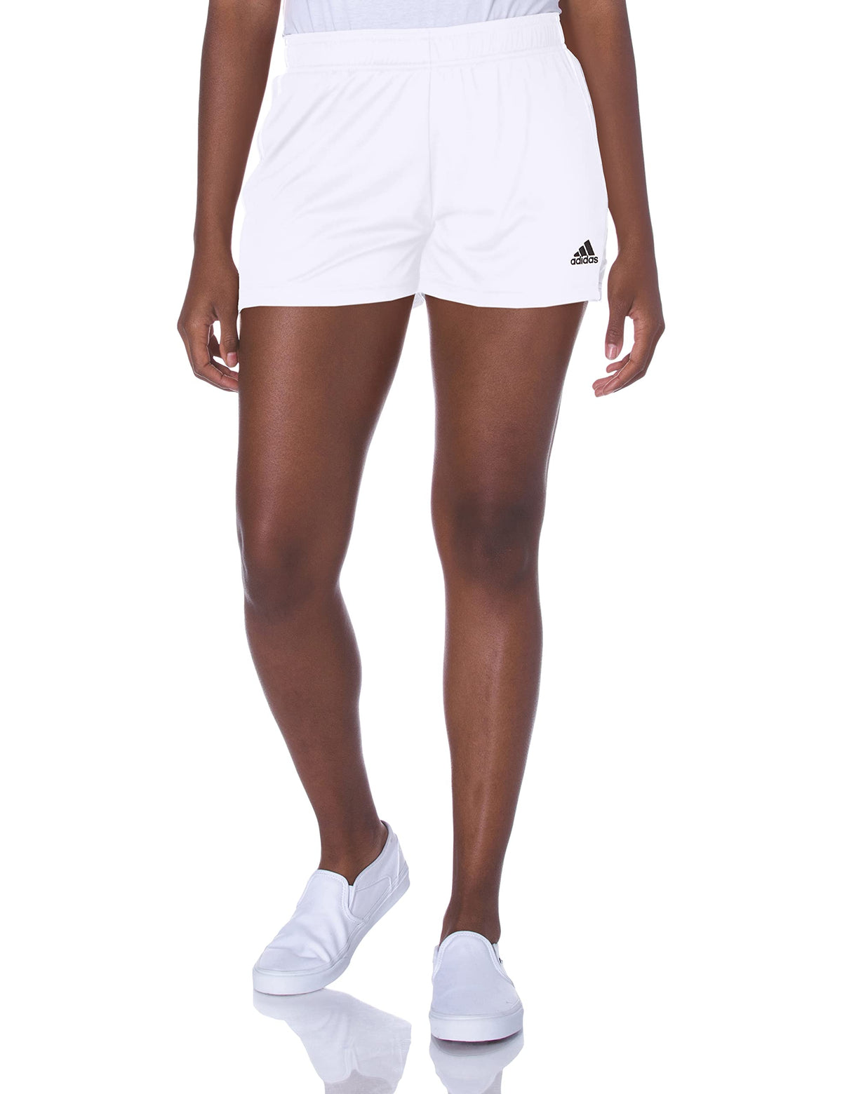 adidas Women's Tastigo 19 Shorts, White/White, Medium