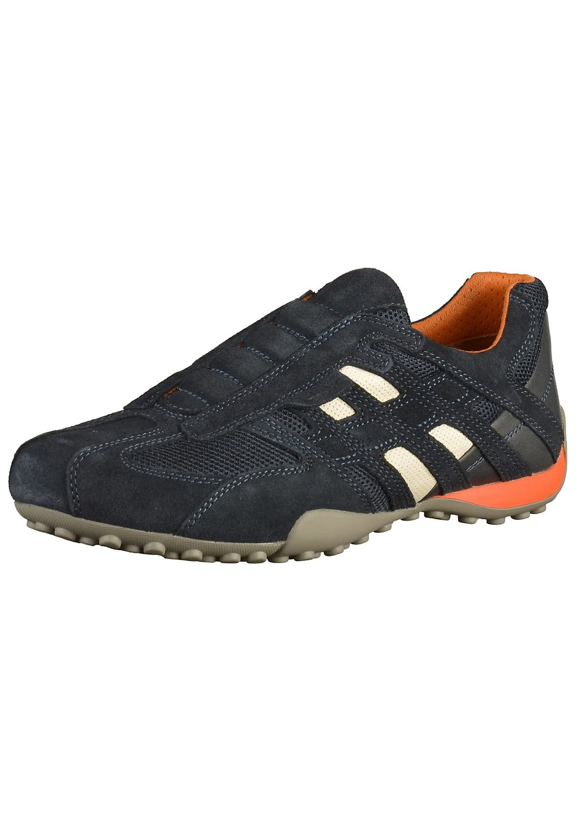 Geox Man Uomo Snake Sneakers, NAVY, UK 10.5